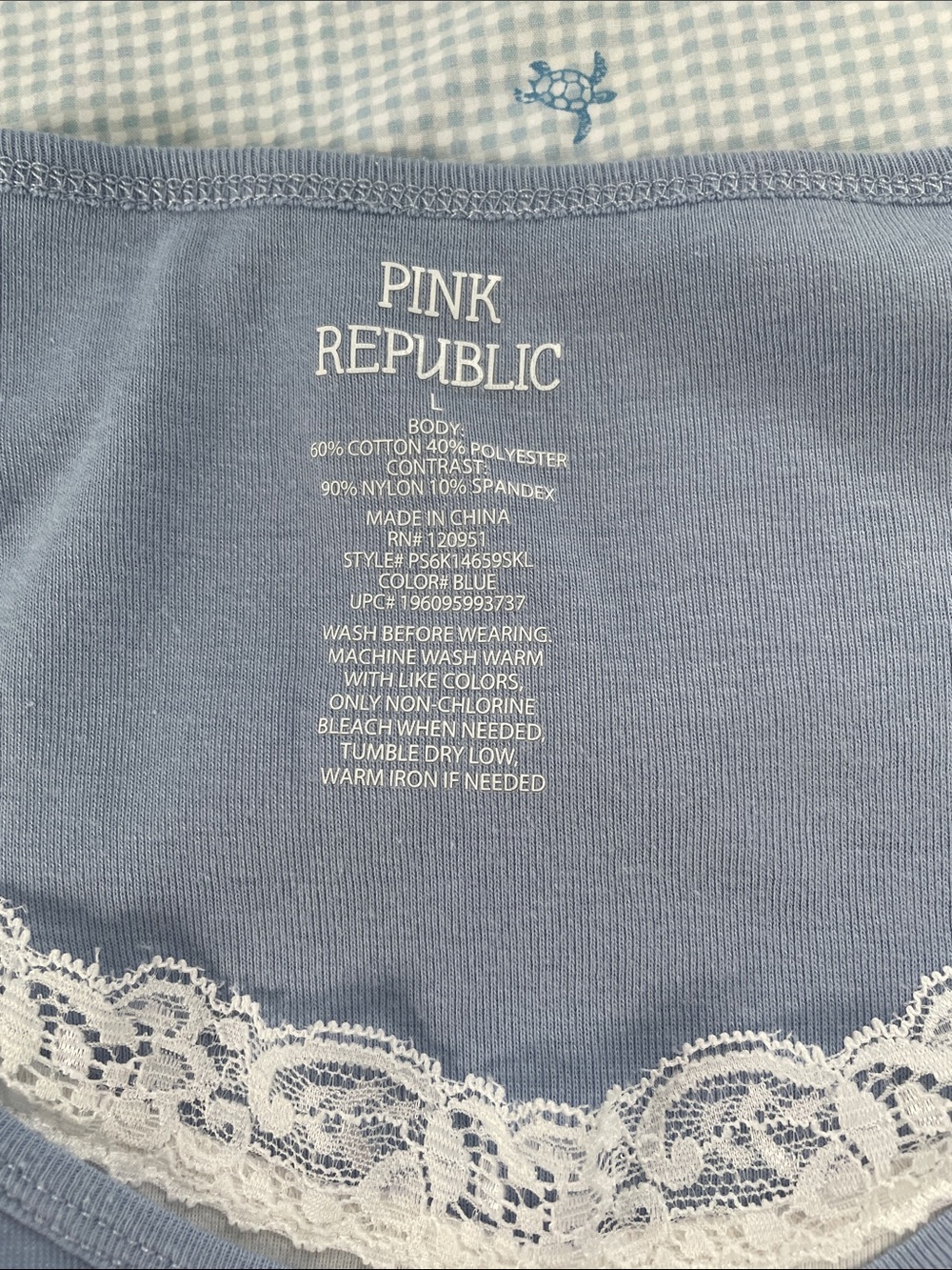 Pink Republic Lace Trimmed Top - Picture 3 of 8